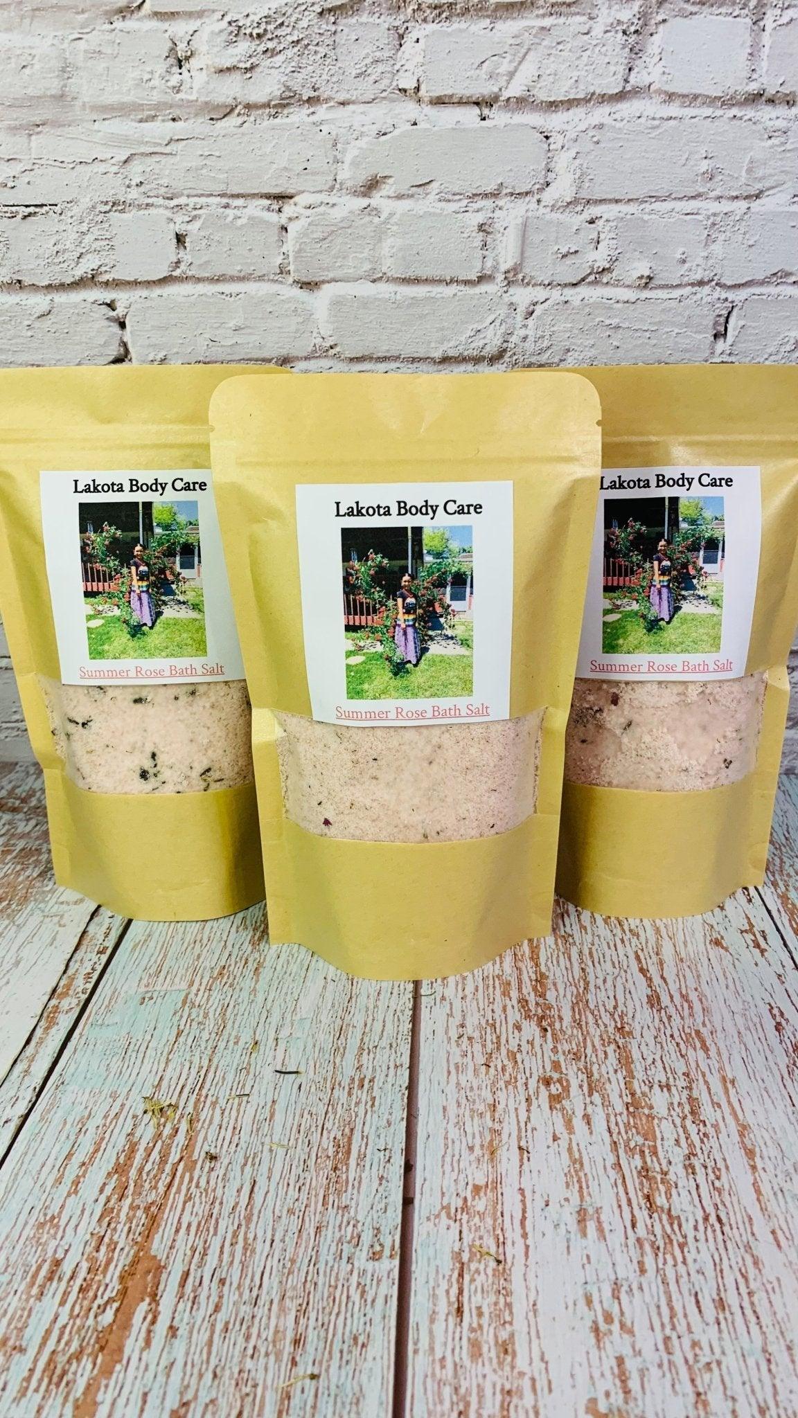 Summer Rose Foot and Bath Soak - Lakota Body Care