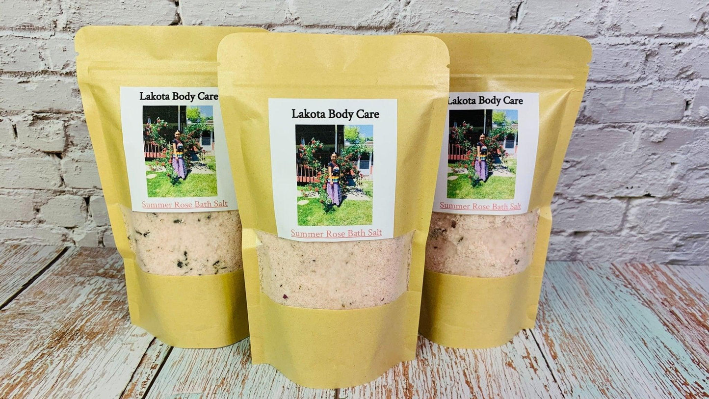 Summer Rose Foot and Bath Soak - Lakota Body Care