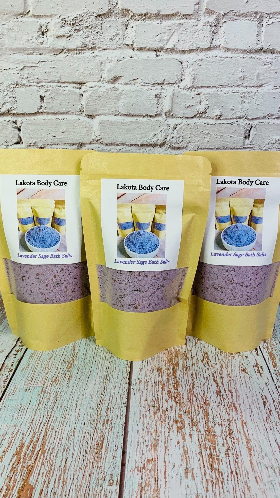 Lavender Sage Foot & Bath Soak - Lakota Body Care